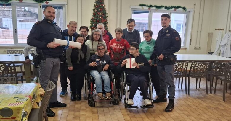 Isernia, Natale, solidarietà, Polizia, doni, Cooperativa LAI Lavoro Anch’Io