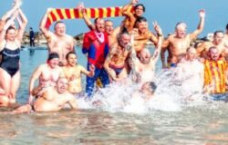 Termoli, Bagno di Capodanno, tuffo, mare