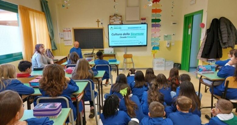 La sicurezza è un superpotere, Maestri del Lavoro, alunni, D'Ovidio, Campobasso