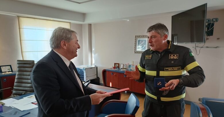Molise, presidente Roberti, direttore, Vigili del fuoco