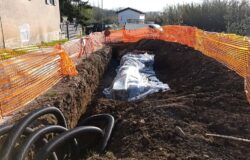 Isernia, resti ossei umani, cantiere Enel