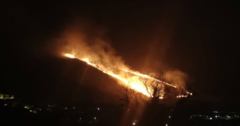 Venafro, incendio, Le Noci, Vigili del fuoco