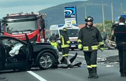 Incidente, SS 85 Venafrana, betoniera, auto, ferito