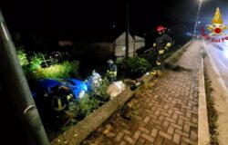 Isernia, incidente stradale, fuga gas