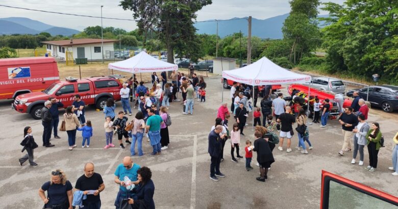 Pozzilli, bambini, Pompieropoli, Vigili del Fuoco