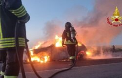 Auto, fiamme