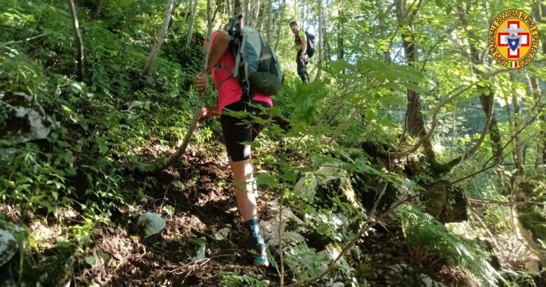 Escursionista, soccorso, Monti del Matese, CNSAS, Vigili del Fuoco