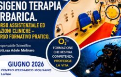 Larino, PFA, ossigenoterapia iperbarica
