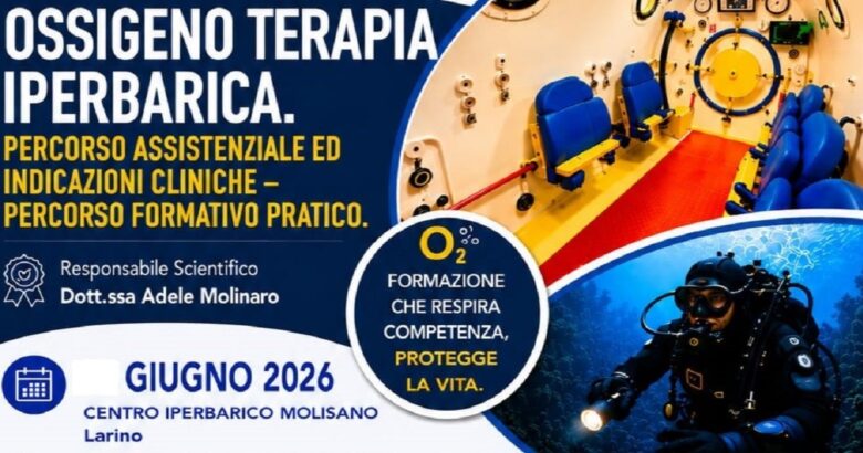 Larino, PFA, ossigenoterapia iperbarica