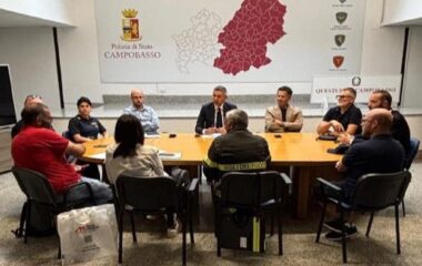 Questura, Gos, sicurezza, Campobasso