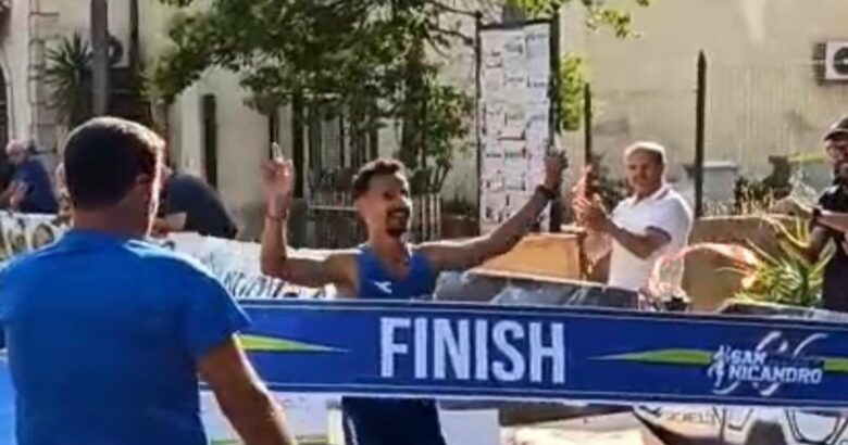 VENAFRO - La 24ª edizione del Trofeo San Nicandro – Città di Venafro, inserita nel calendario nazionale Fidal e valida per il circuito Corrimolise Intersport, ha visto il trionfo di Giuseppe Gerratana, siepista siciliano del gruppo sportivo Aeronautica.