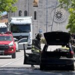 Venafro, auto prende fuoco su viale San Nicandro: traffico in tilt, nessun ferito Venafro, auto,, fuoco, traffico in tilt, ferito