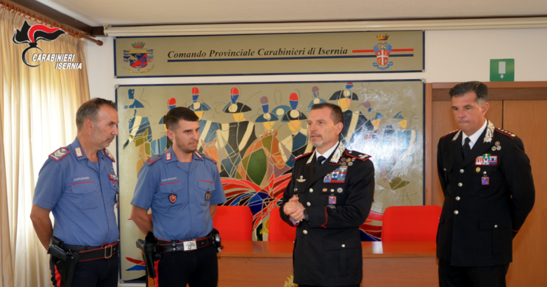 Generale Feroce, Carabinieri, Isernia